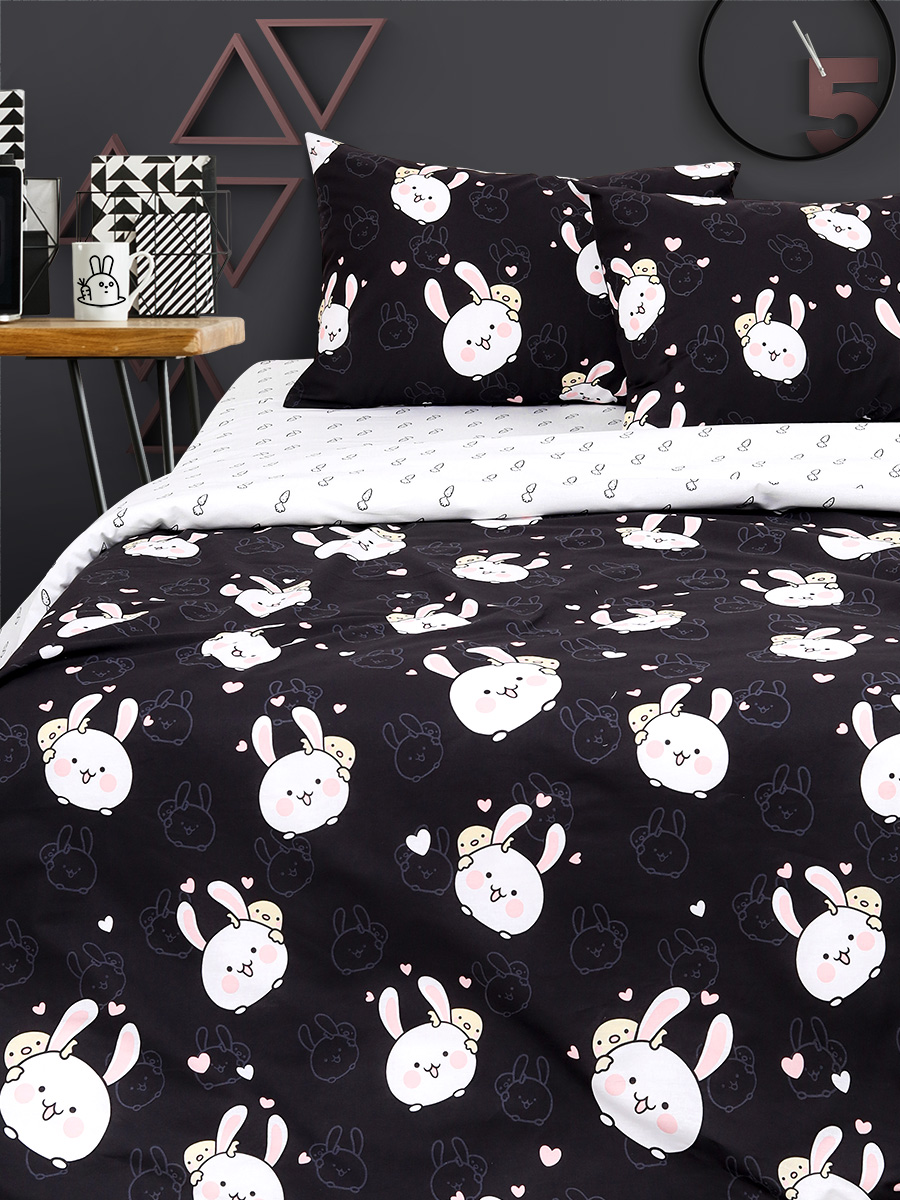 

Постельное белье Uniqcute из поплина евро спальное наволочки 50х70 см 71285, Uniqcute-евро однотон