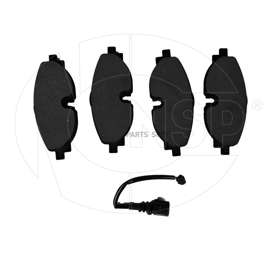 NSP NSP088V0698151 КОЛОДКИ ТОРМОЗНЫЕ ПЕРЕДНИЕ SKODA OCTAVIA