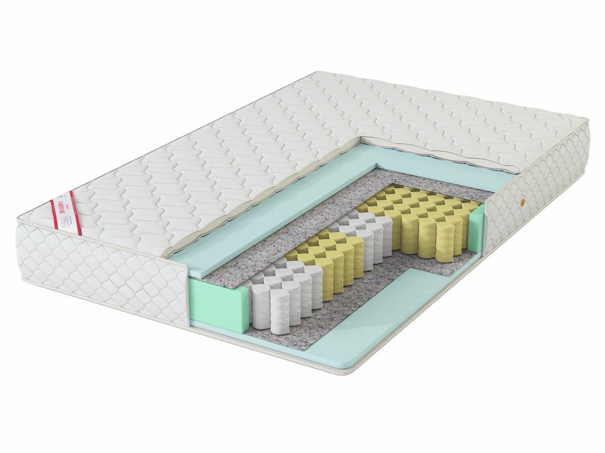 

Матрас анатомический пружинный Virtuoz Респект 180х195х20, Белый, Респект