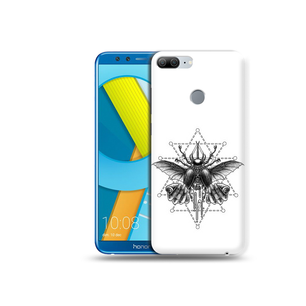 

Чехол MyPads Tocco для Huawei Honor 9 Lite скарабей (PT117118.56.601), Прозрачный, Tocco