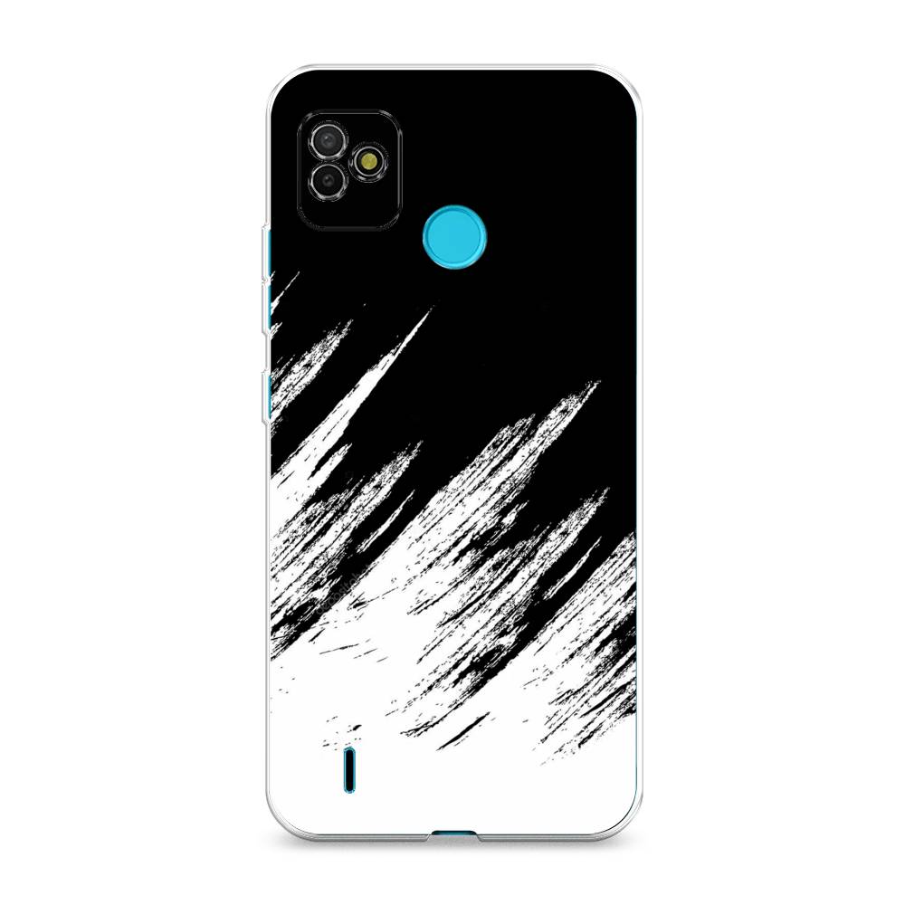 

Чехол Awog на Tecno POP 5 "Черно белые брызги", Разноцветный, 301150-3