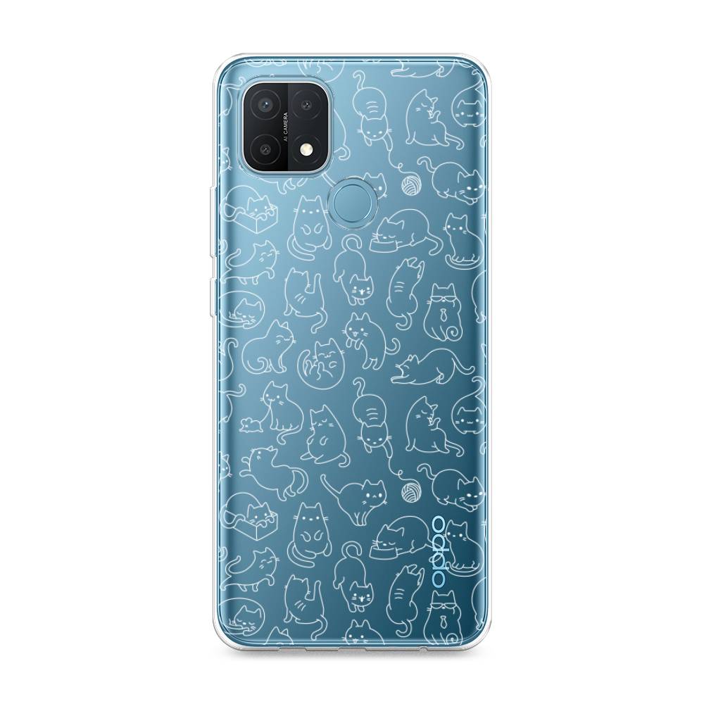 

Чехол Awog на Oppo A15/A15s "Шкодливые котики", Разноцветный, 254750-2