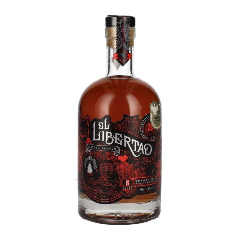 

Ром темный Secret Arts El Libertad Flavor of Freedom Sherry Spiced 8 y.o. 41,8% 0,7л