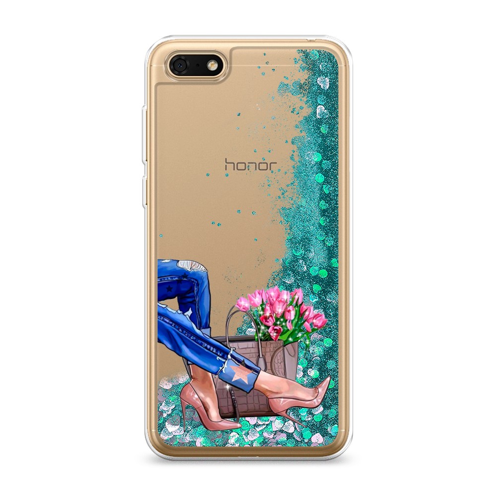 

Чехол Awog на Honor 7A/Huawei Y5 Prime 2018/Y5 2018 "Каблучки", Разноцветный, 65295-1
