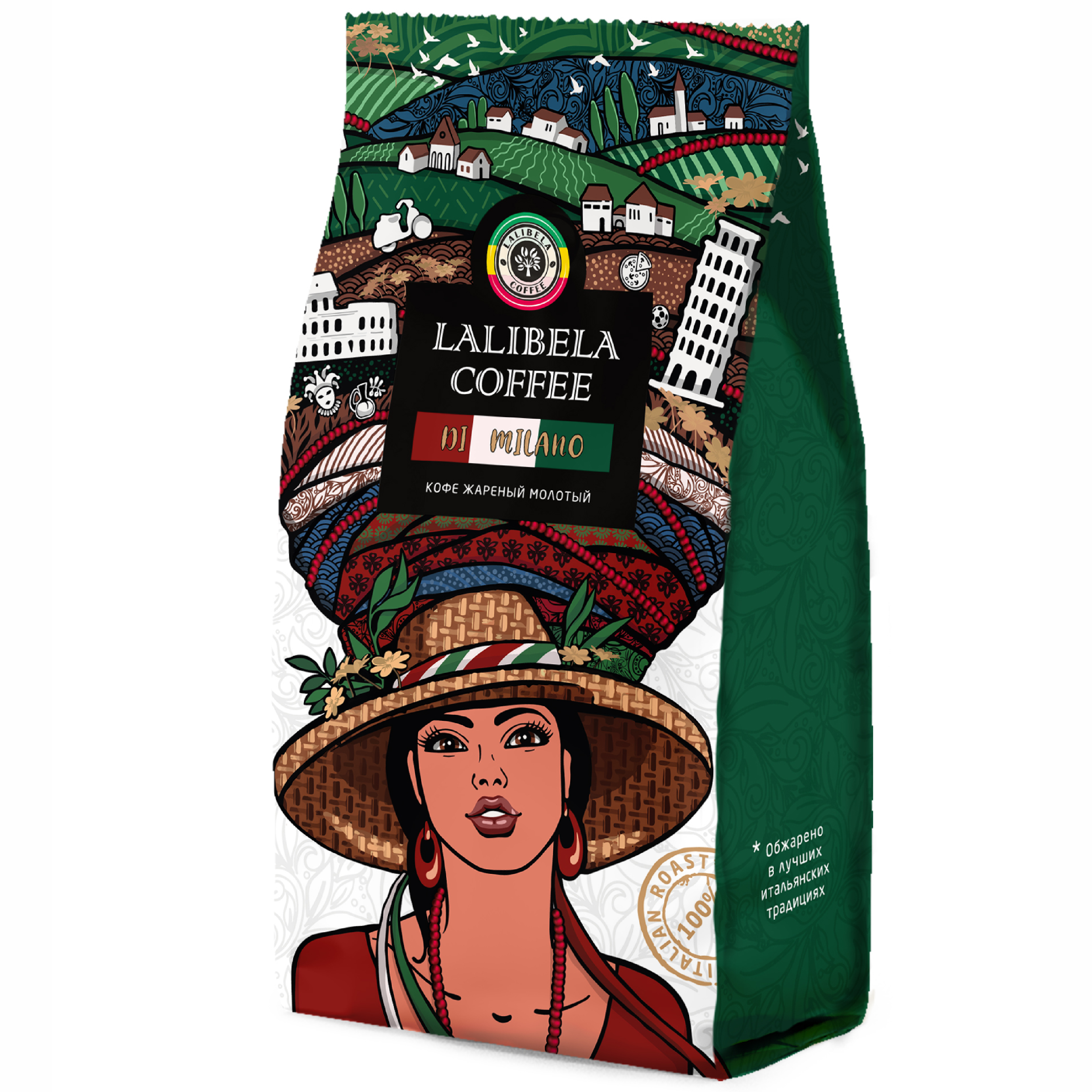 

Кофе молотый LALIBELA COFFEE Di Milano, 200 г, DI MILANO