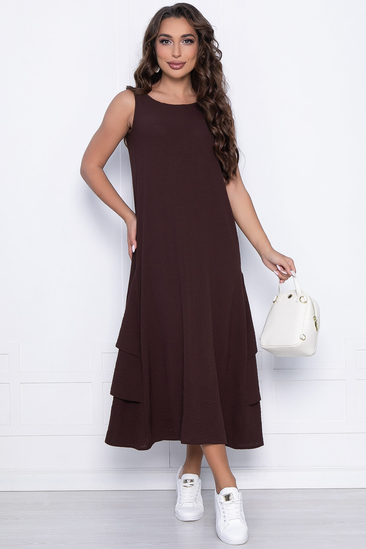 

Сарафан женский LT Collection Тернеция коричневый 54 RU, Тернеция