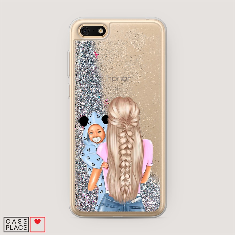 

Чехол Awog на Honor 7A/Y5 Prime 2018/Y5 2018 "Молодая мама", Разноцветный, 65291-1