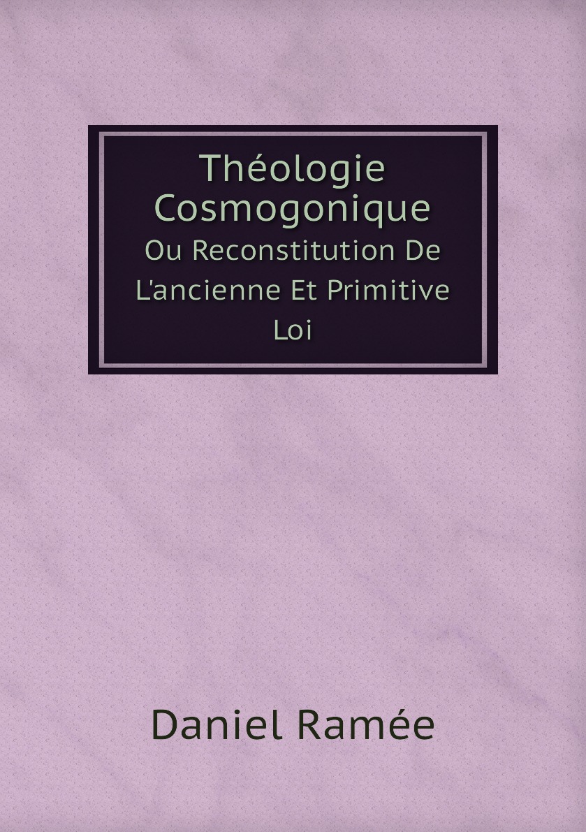 

Theologie Cosmogonique