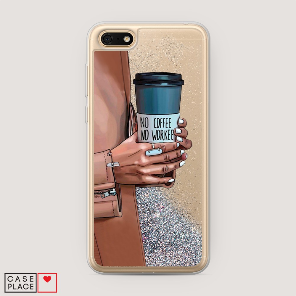 

Чехол Awog на Honor 7A/Y5 Prime 2018/Y5 2018 "No coffee", Разноцветный, 65291-1