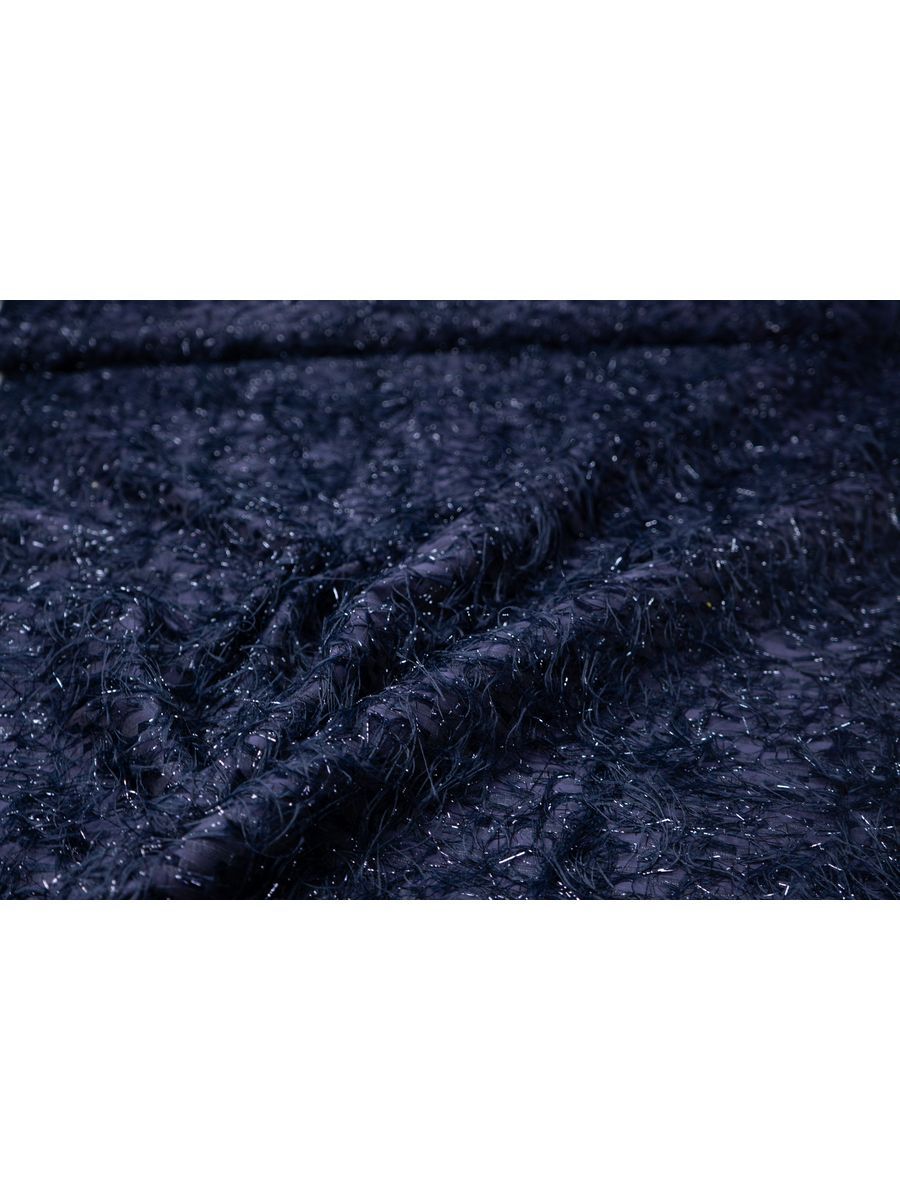 

Ткань UNOFABRIC AL11843 Хлопок с бахромой синий 100x152 см