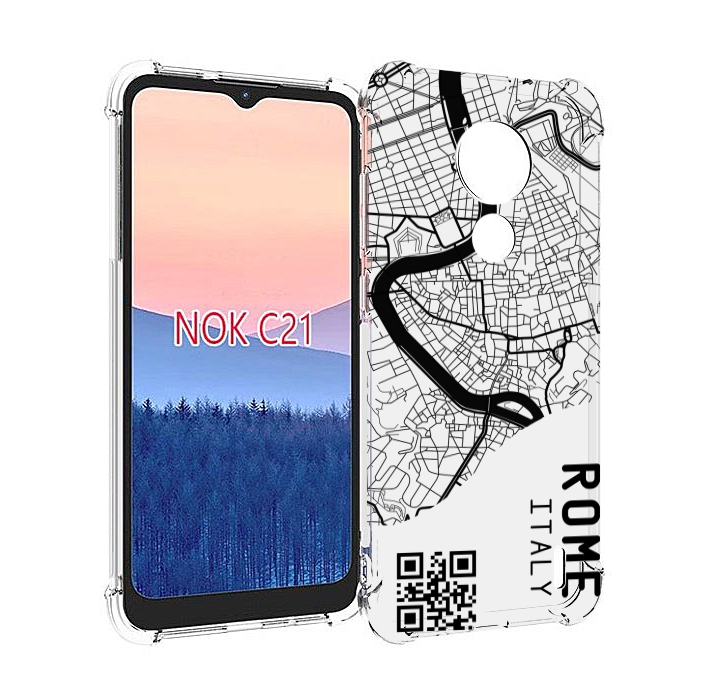 

Чехол MyPads схема-рим для Nokia C21, Прозрачный, Tocco