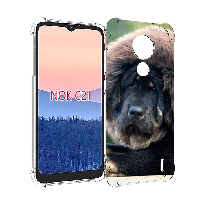 

Чехол MyPads тибетскии мастиф для Nokia C21, Прозрачный, Tocco
