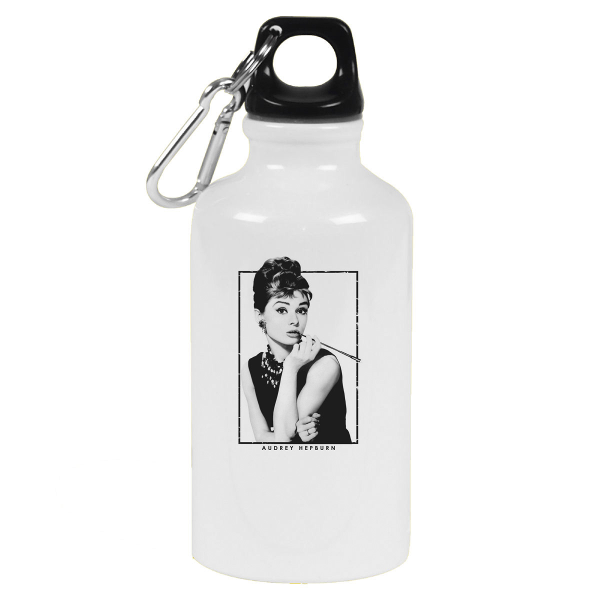 Бутылка спортивная CoolPodarok Одри Хепберн. Audrey Hepburn