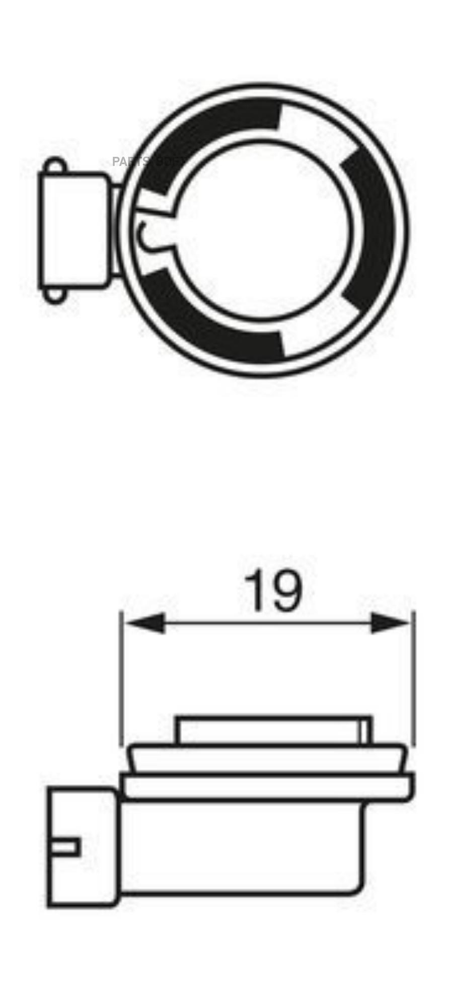 BOSCH 1987302085 Лампа longlife daytime h11 12v 55 w 1360₽