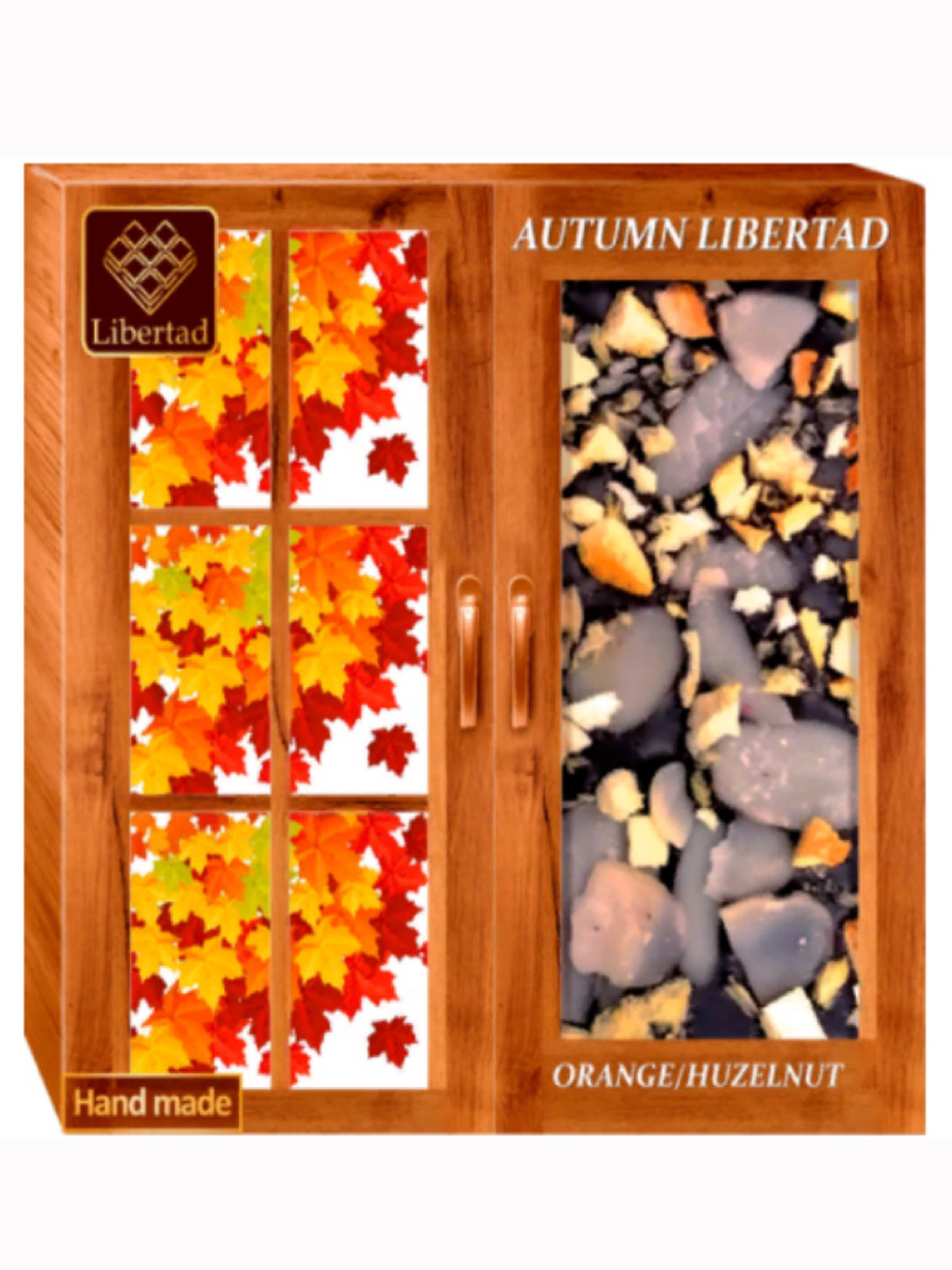 

Шоколад Libertad ручной работы "Autumn Libertad " 80г, ШокAutumn