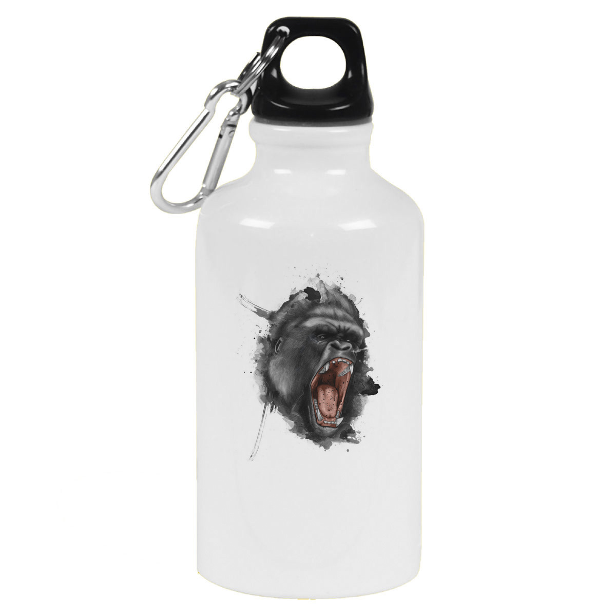 фото Бутылка спортивная coolpodarok горилла черная пасть арт