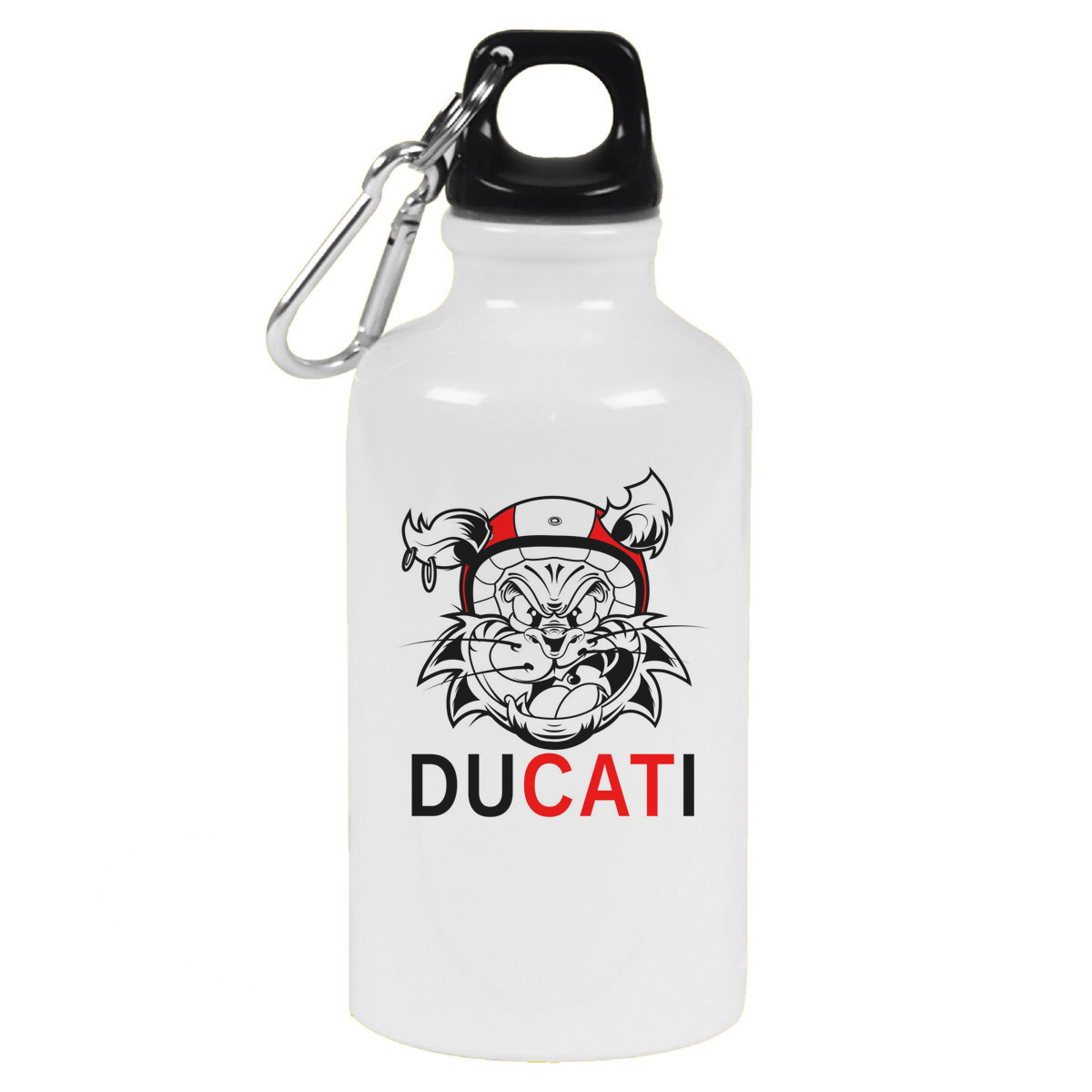 

Бутылка спортивная CoolPodarok Ducati, Белый