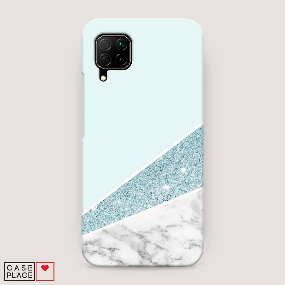 

Чехол Awog "Мрамор с голубыми блестками" для Huawei Nova 7i, 611820-2