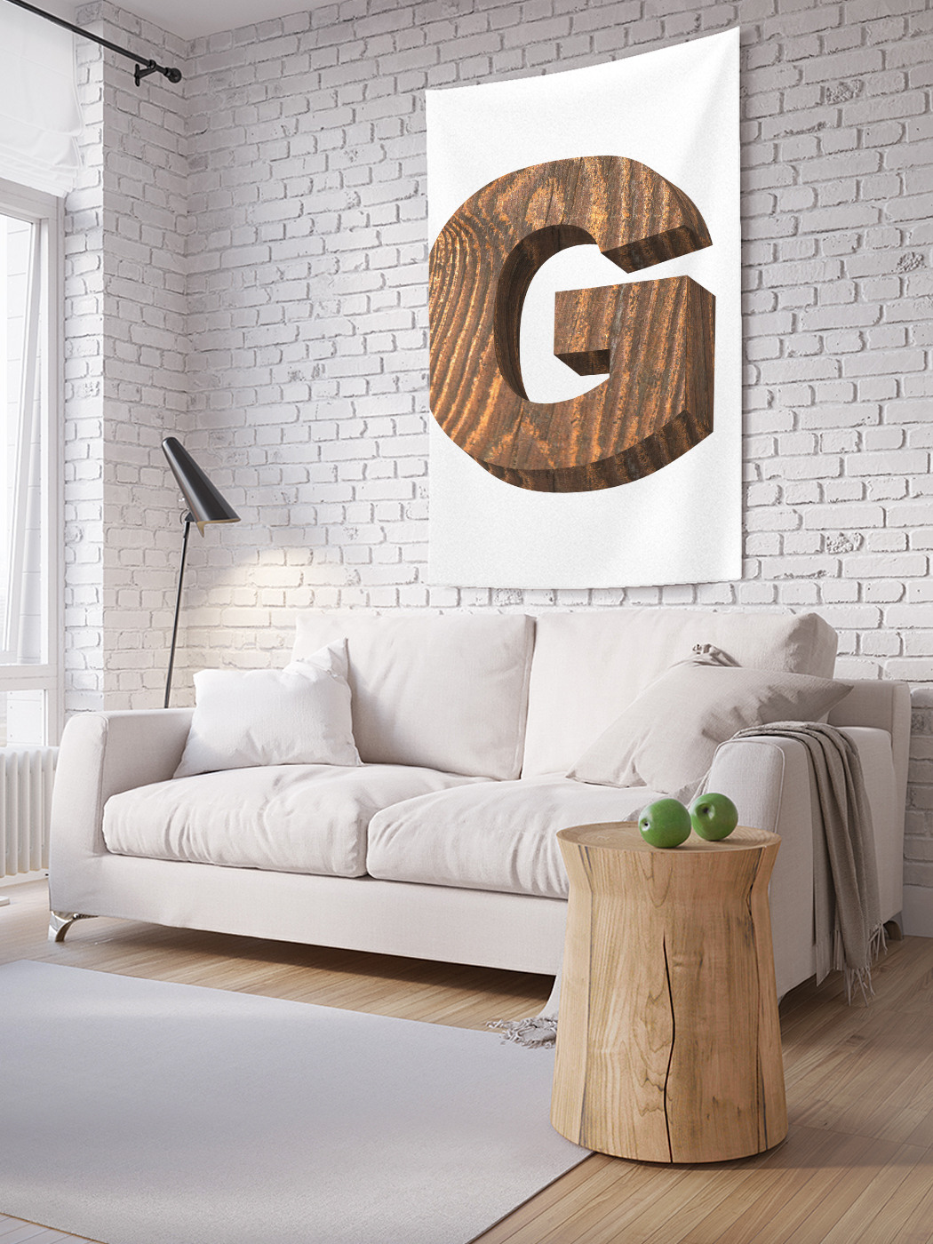 

Вертикальное фотопанно на стену JoyArty G из дерева 100x150 см, G из дерева
