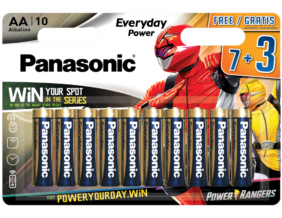 

Щелочные батарейки Everyday Power Panasonic LR6REE-10B3FPR, Panasonic-5