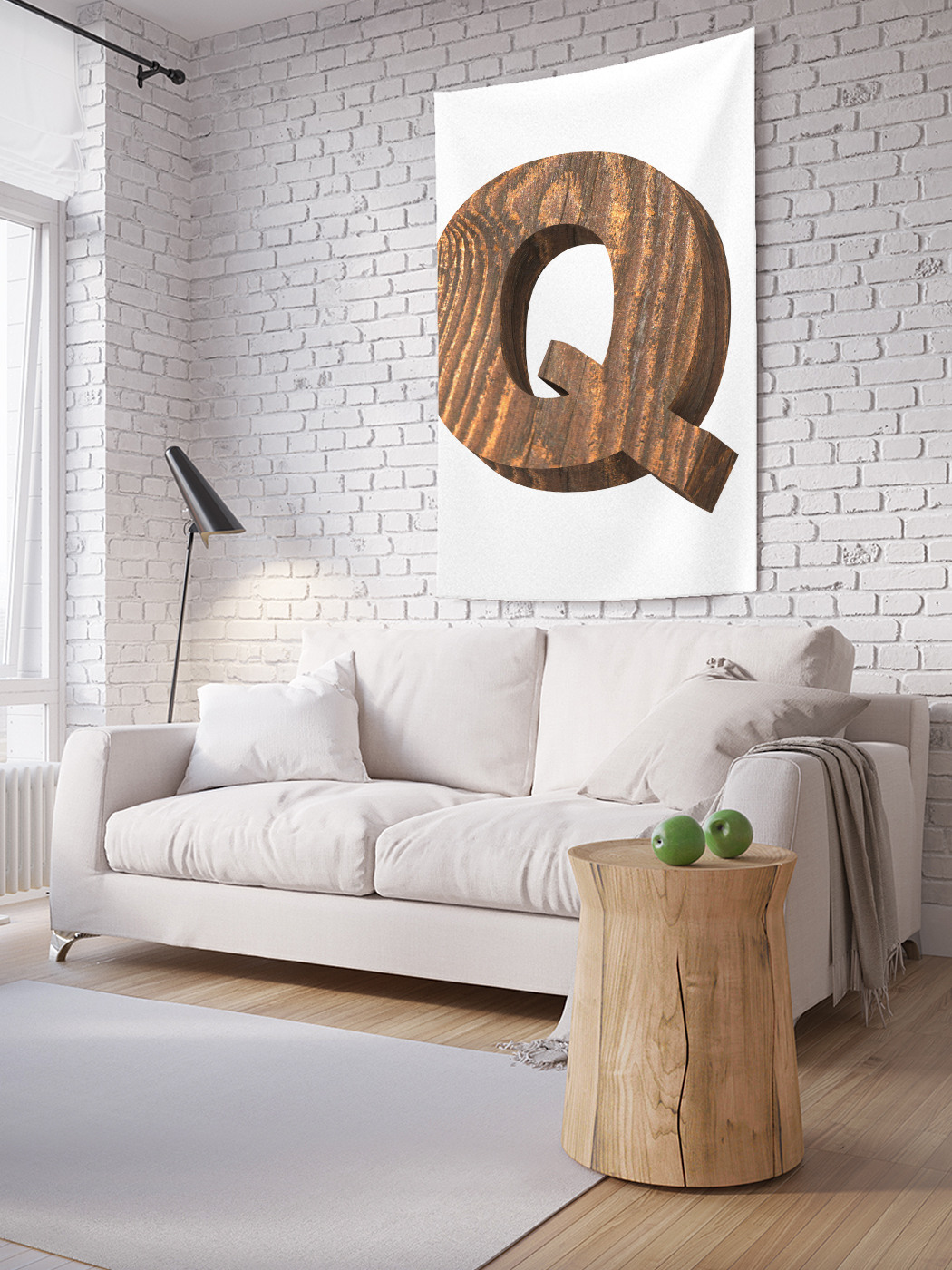 

Вертикальное фотопанно на стену JoyArty Q из дерева 100x150 см, Q из дерева