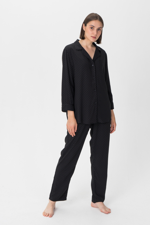 

Пижама женская ARUELLE BERTHINE BLACK черная 44, BERTHINE BLACK