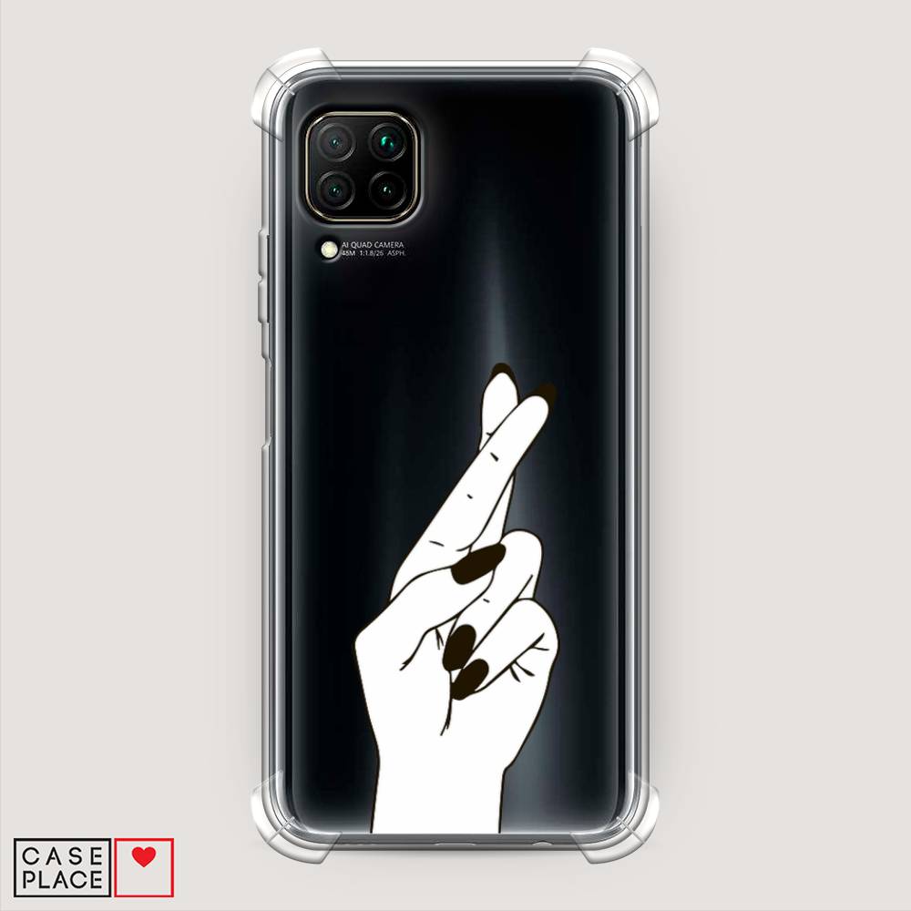 

Чехол Awog на Huawei Nova 7i "Пальцы графика", Разноцветный, 611851-1