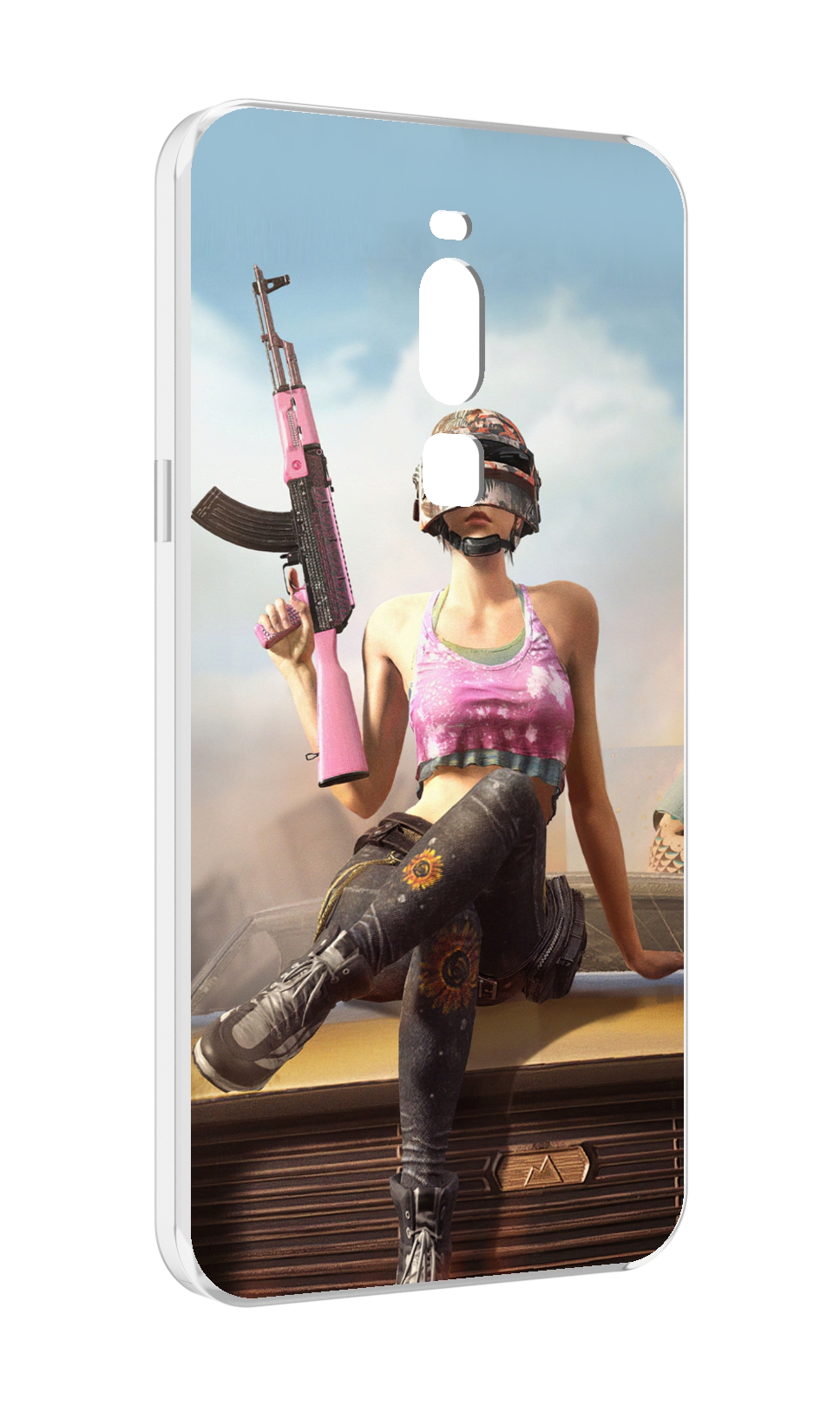 

Чехол MyPads девушка из PUBG для Meizu Note 8, Прозрачный, Tocco