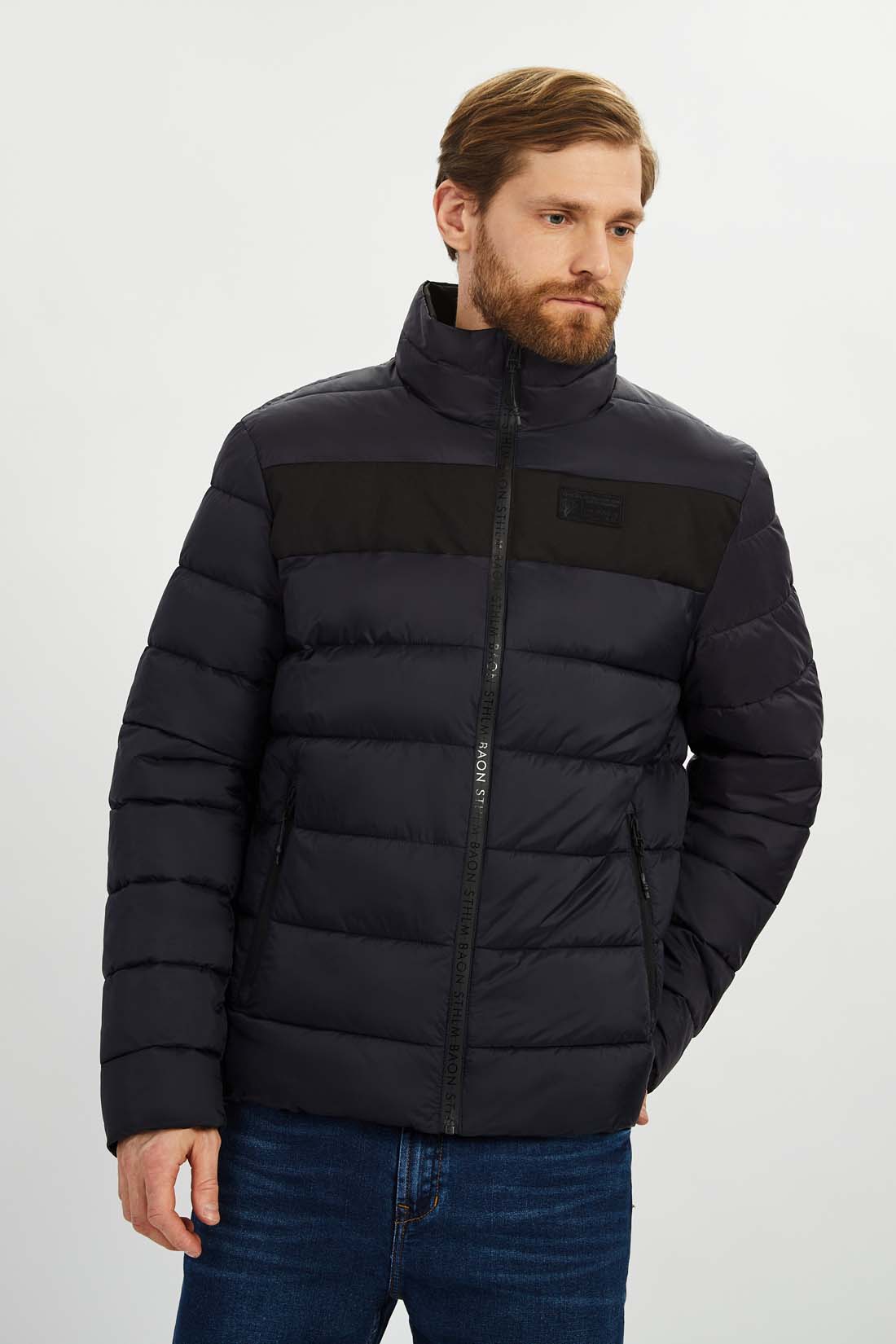фото Куртка мужская baon b5422001 черная 3xl