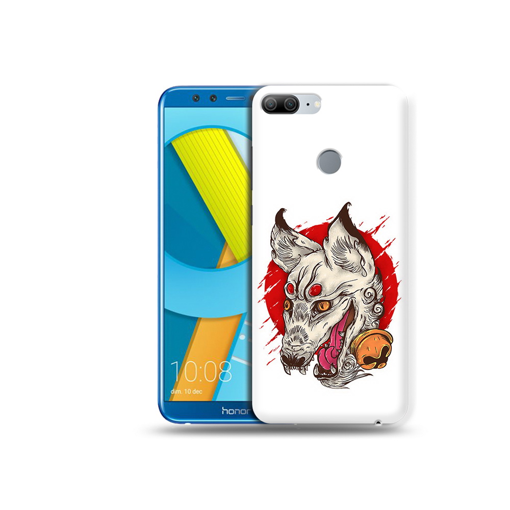 

Чехол MyPads Tocco для Huawei Honor 9 Lite страшная собака (PT117118.56.627), Прозрачный, Tocco