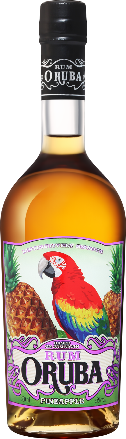 

Ром золотой КВКЗ Oruba Pineapple 35% 0,5л