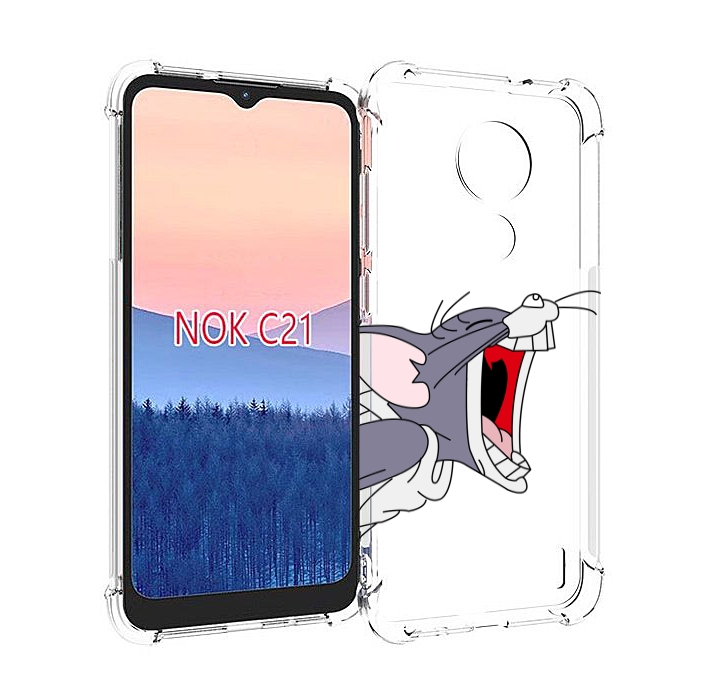 

Чехол MyPads том-голодный для Nokia C21, Прозрачный, Tocco