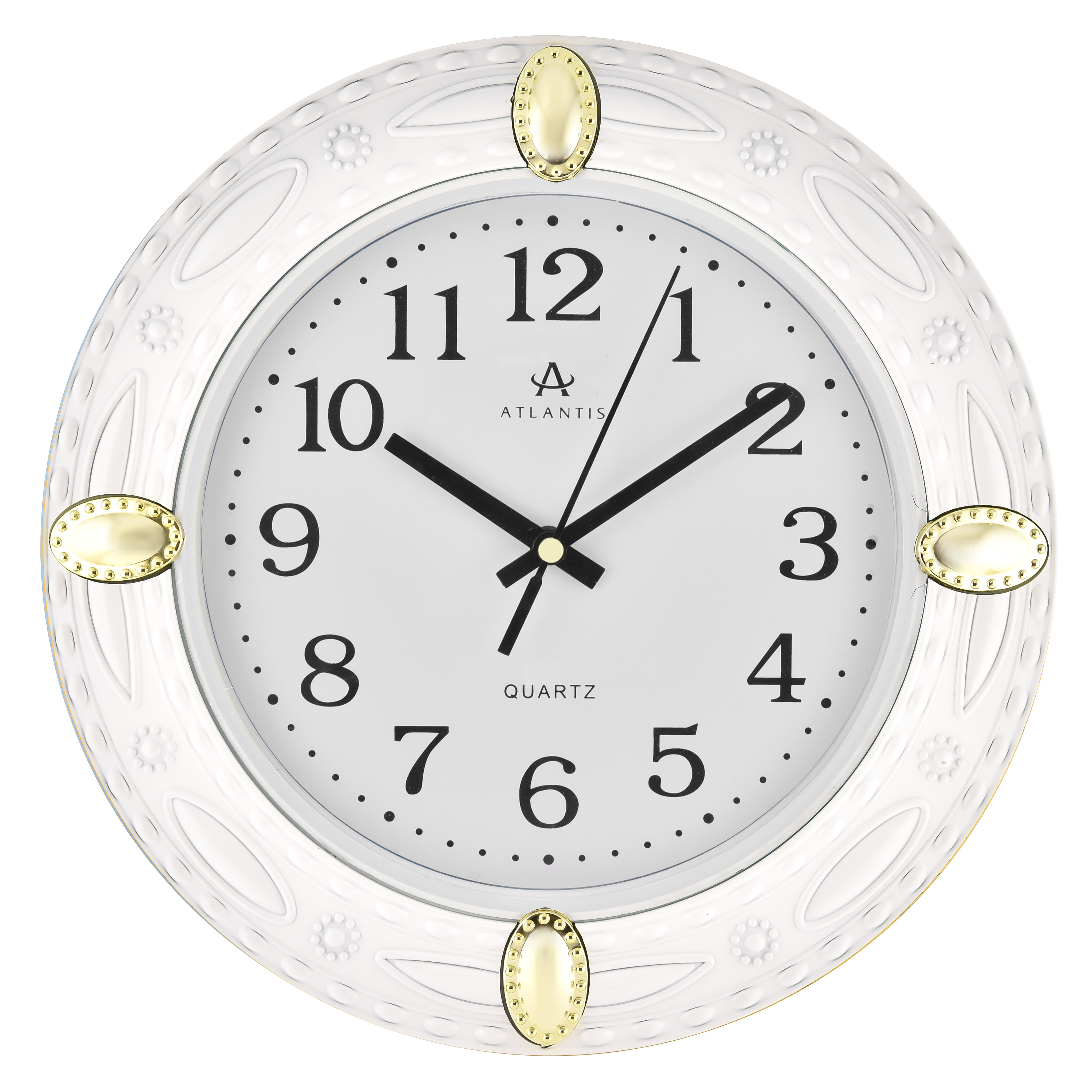 Интерьерные часы Atlantis TIME 689 white