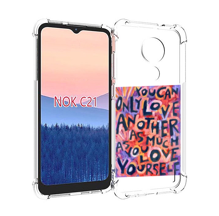 

Чехол MyPads ты-можешь-только-любить для Nokia C21, Прозрачный, Tocco