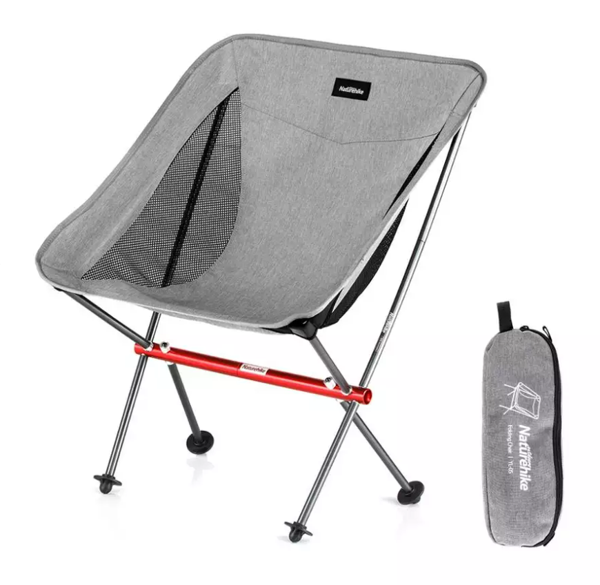 

Кресло туристическое Naturehike, YL05, складное, серое, до 150 кг, Серый, YL05
