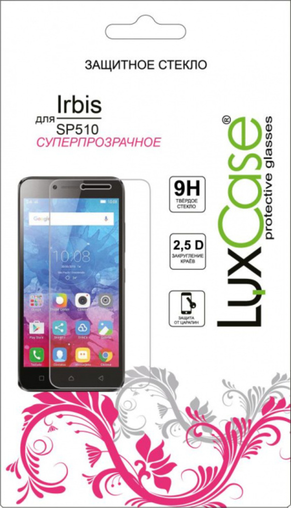 

Защитное стекло Luxcase Glass для Irbis SP510 (глянцевое), Glass для Irbis SP510 (глянцевое)