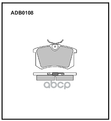 

Тормозные колодки ALLIED NIPPON ADB0108