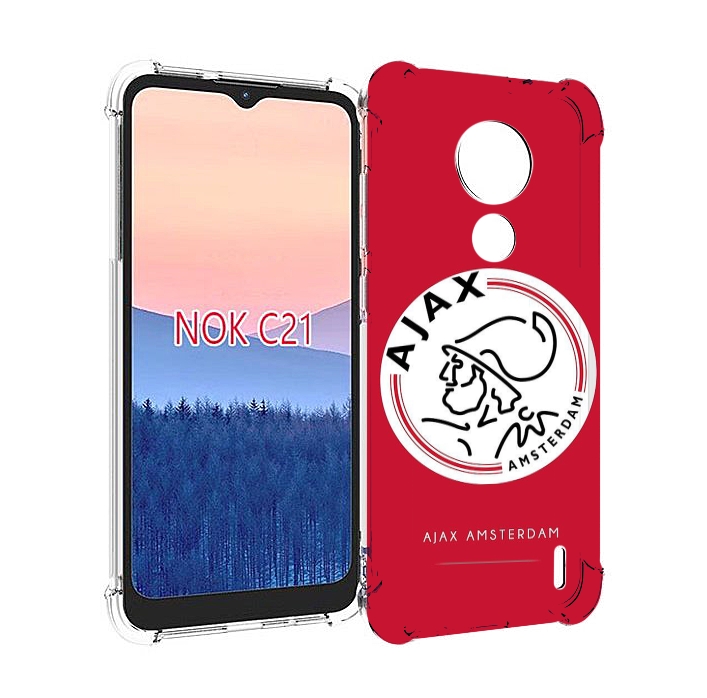 

Чехол MyPads фк аякс амстердам для Nokia C21, Прозрачный, Tocco