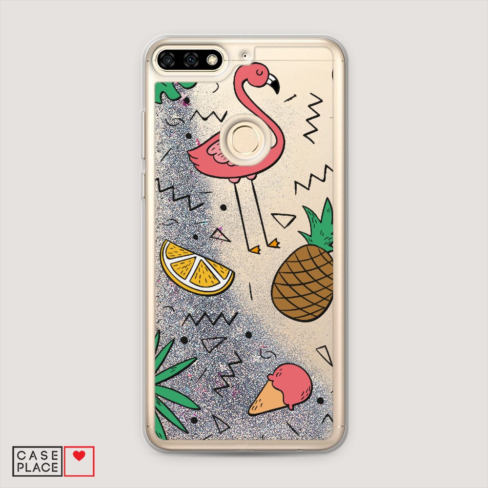 

Чехол Awog на Honor 7A Pro "Гавайский фон", Разноцветный, 65491-1