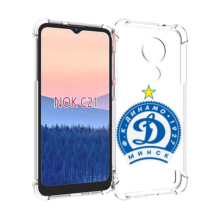 

Чехол MyPads фк динамо минск мужской для Nokia C21, Прозрачный, Tocco
