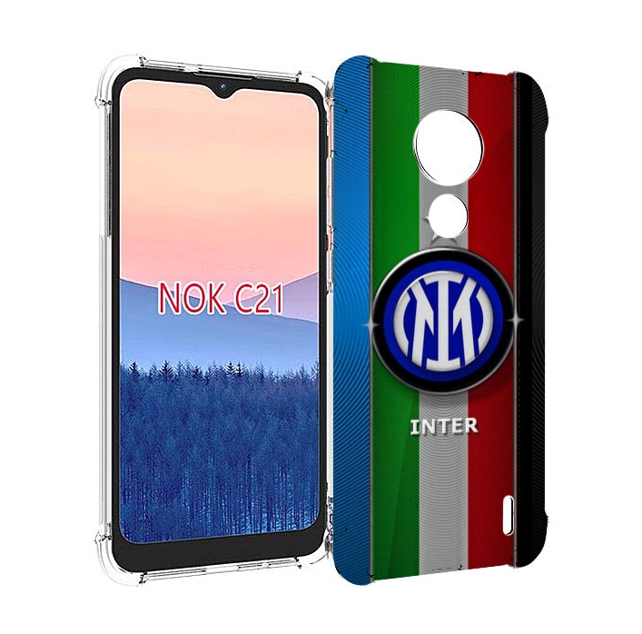 

Чехол MyPads фк интер милан для Nokia C21, Прозрачный, Tocco