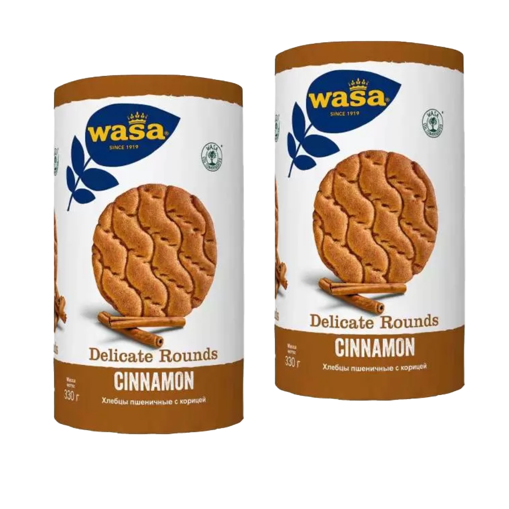 

Хлебцы Wasa пшеничные с корицей 330г - 2 шт