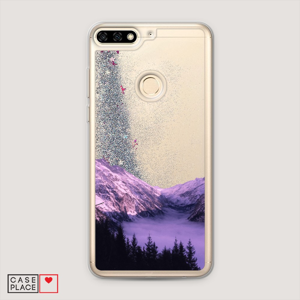 

Чехол Awog на Honor 7A Pro "Горный туман", Разноцветный, 65491-1