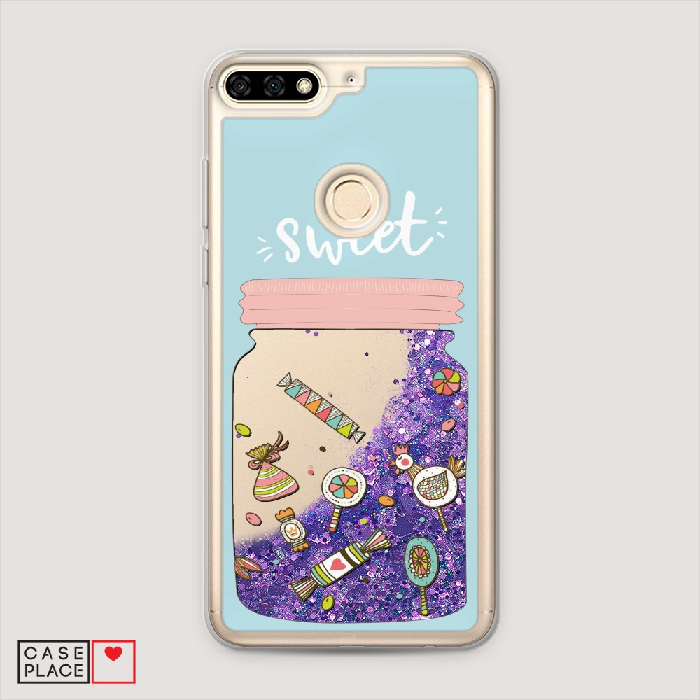 

Чехол Awog на Honor 7A Pro "Конфетки в банке", Разноцветный, 65492-1