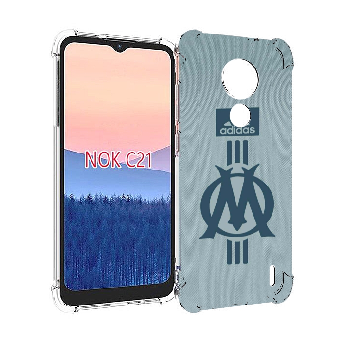 

Чехол MyPads фк марсель для Nokia C21, Прозрачный, Tocco