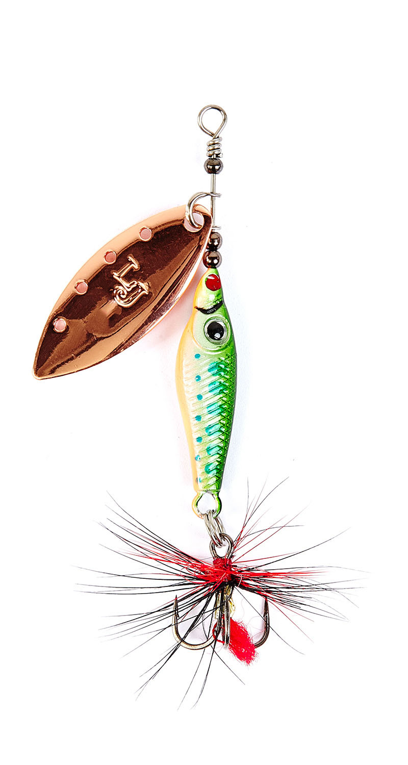 

Блесна Lucky John Trian Blade Long 12 г, 005, 1 шт., Золотистый;зеленый, Trian Blade Long