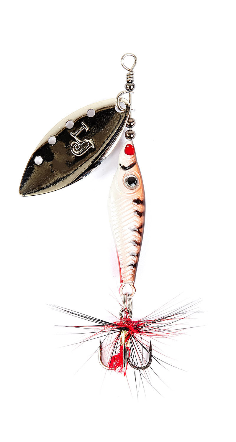 

Блесна Lucky John Trian Blade Long 12 г, 007, 1 шт., Золотистый;белый, Trian Blade Long