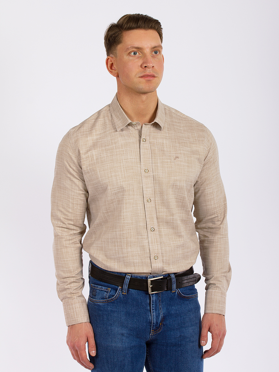 

Рубашка мужская JACK MONTANA GD31600023 коричневая L, GD31600023