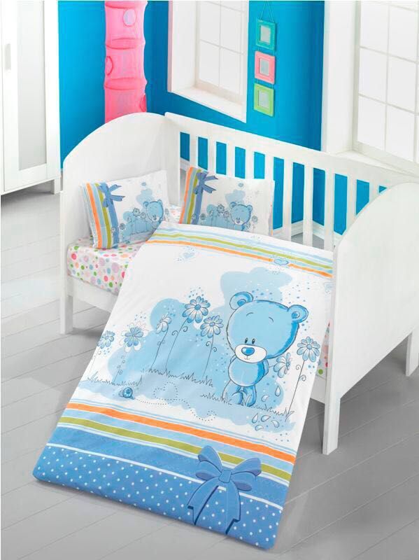 

Постельное белье в кроватку "Victoria baby" "Bear"; Ясли (размер)