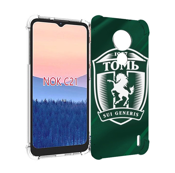 

Чехол MyPads фк томь томск для Nokia C21, Прозрачный, Tocco